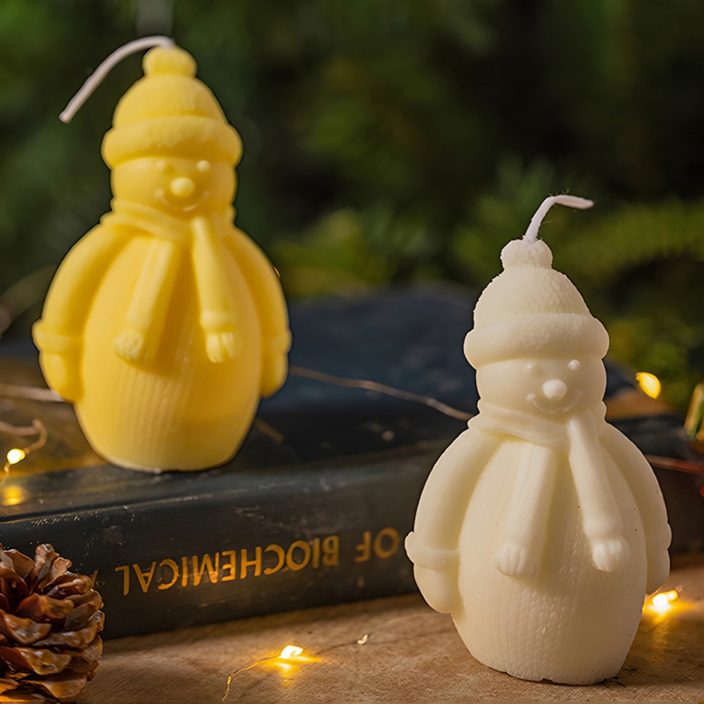 Home Fragrance Candles - 3D Sevimli Noel Kardan Adam Kokulu