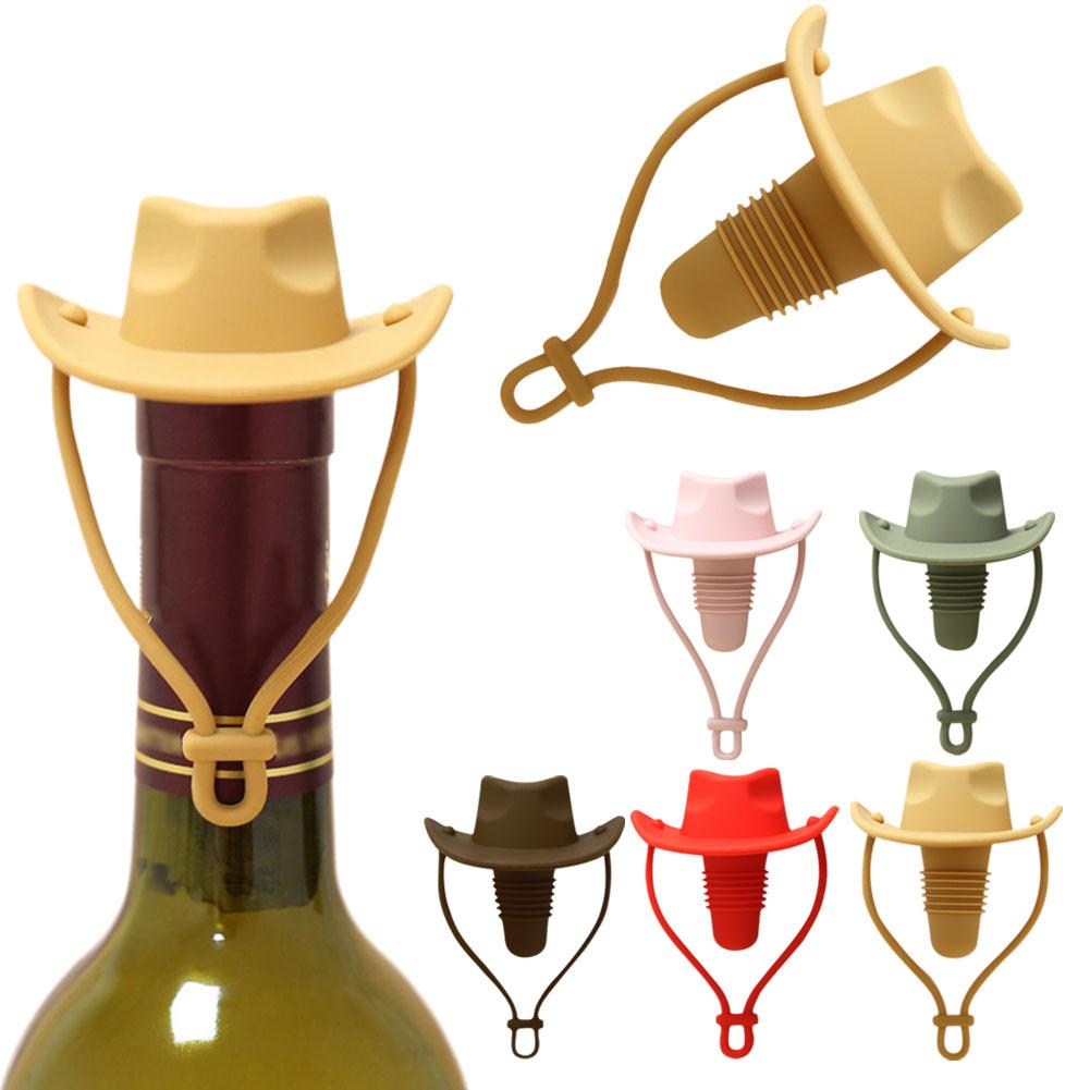 Home Fragrance Red Wine - Silikon kırmızı şarap stoper batı kovboy