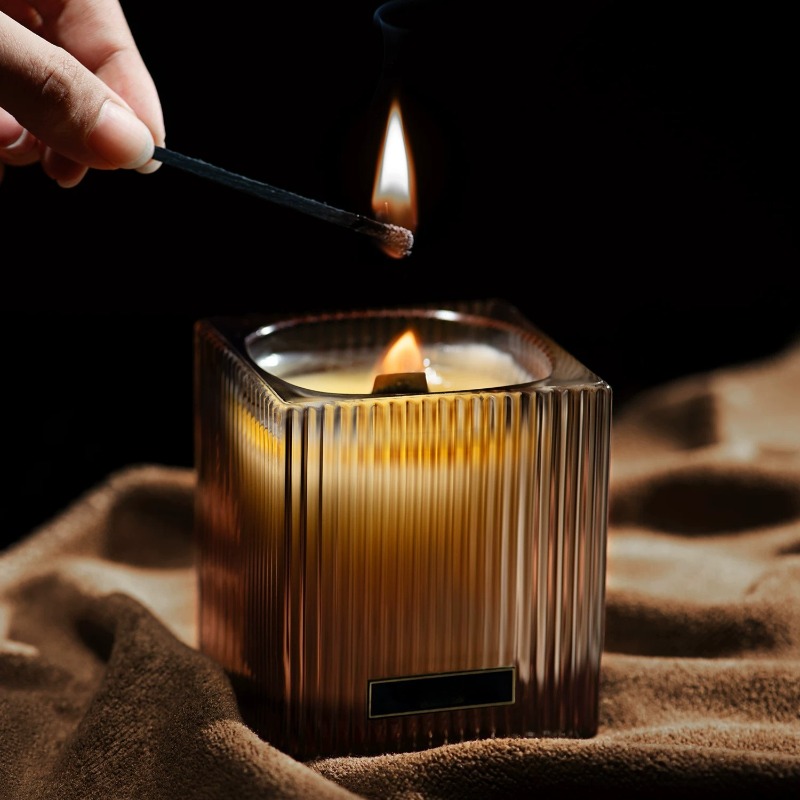 Home Fragrance Candles - Aromaterapi Kokulu Mum, Uzun Süreli Koku,