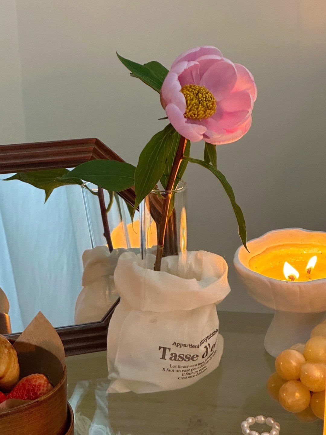 Home Fragrance In French - Shinymomo Yaratıcı Fransız Tarzı Cam Çiçek