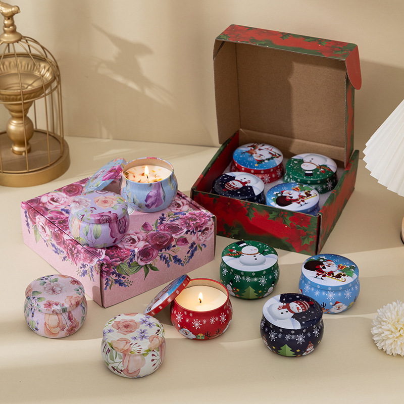 Home Fragrance No 4 - Noel Kokulu Mum Hediye Seti Etnik