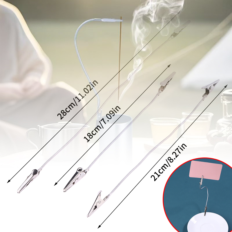 Home Fragrance Diffusers - 10 adet çift başlı Metal tütsü