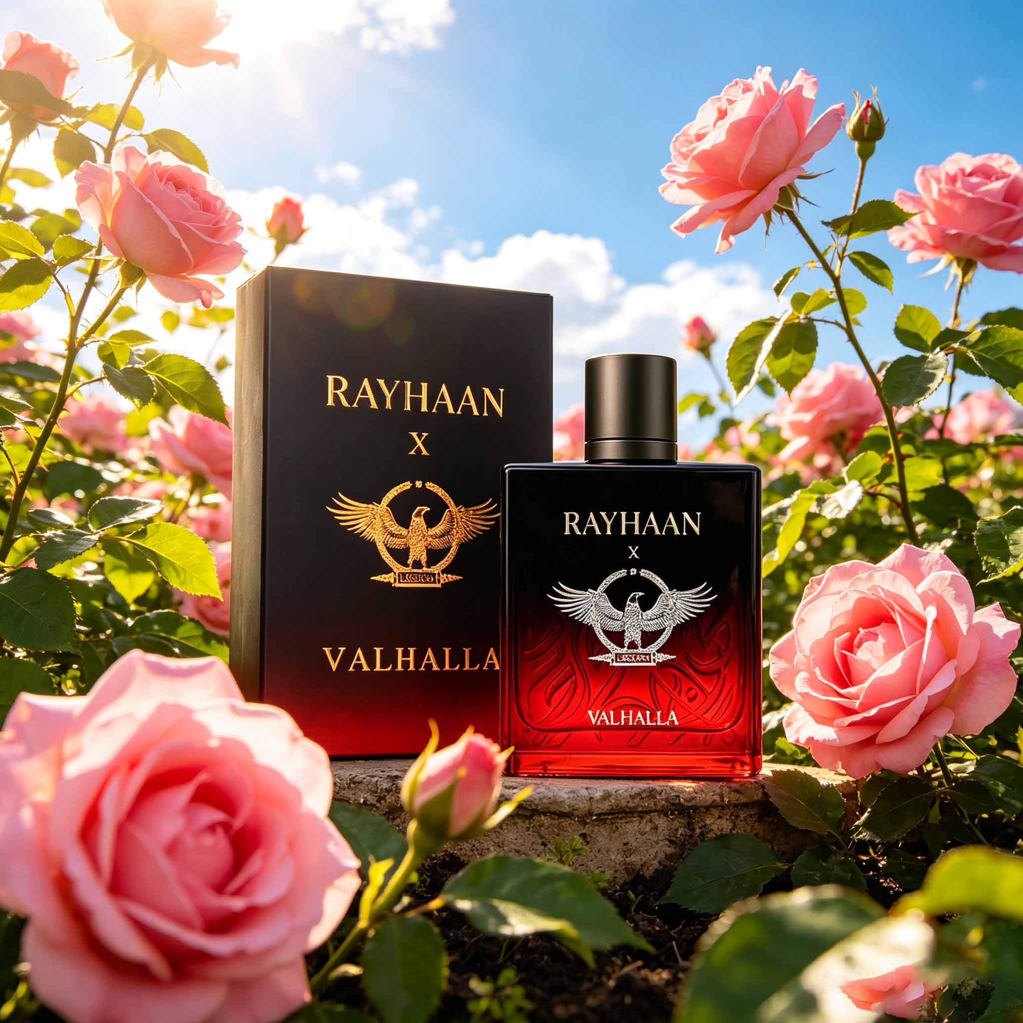 Home Fragrance Red Wine - RAYHAAN Valhalla Eagles erkek parfümü, vintage