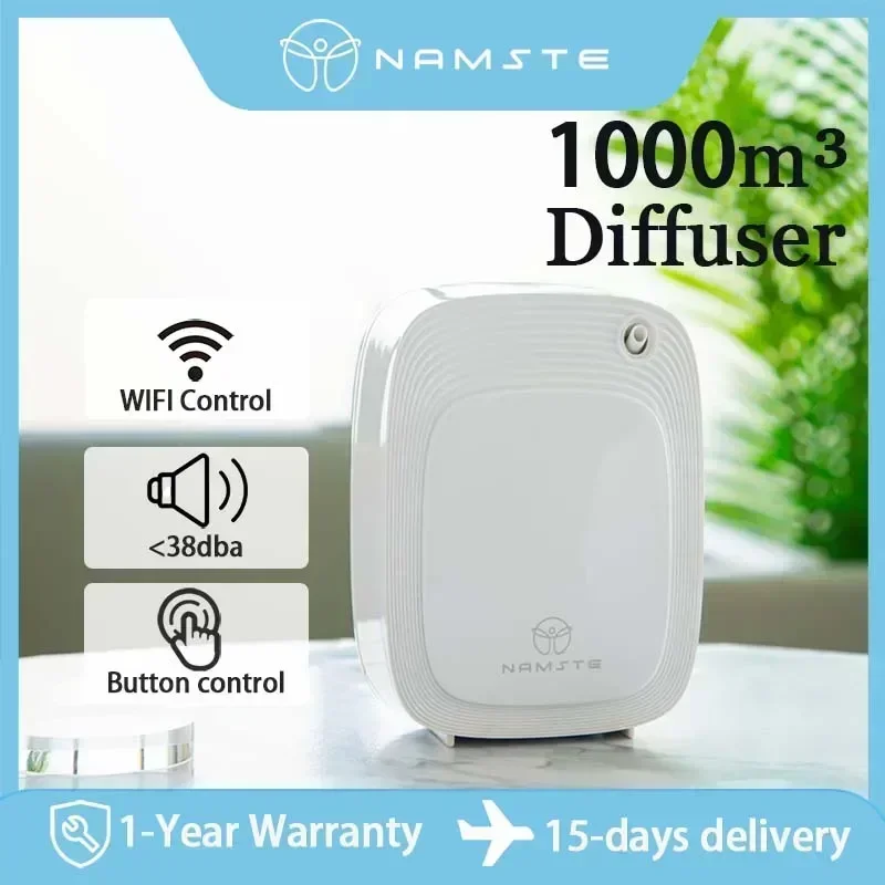 Home Fragrance Diffusers - Namaste 1000m³ Aroma Difüzör Makinesi 200ML