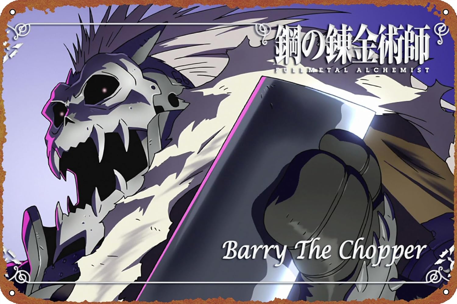 Barry The Chopper Fullmetal Al - Home Garden Alchemist incelemesi ve fiyatı