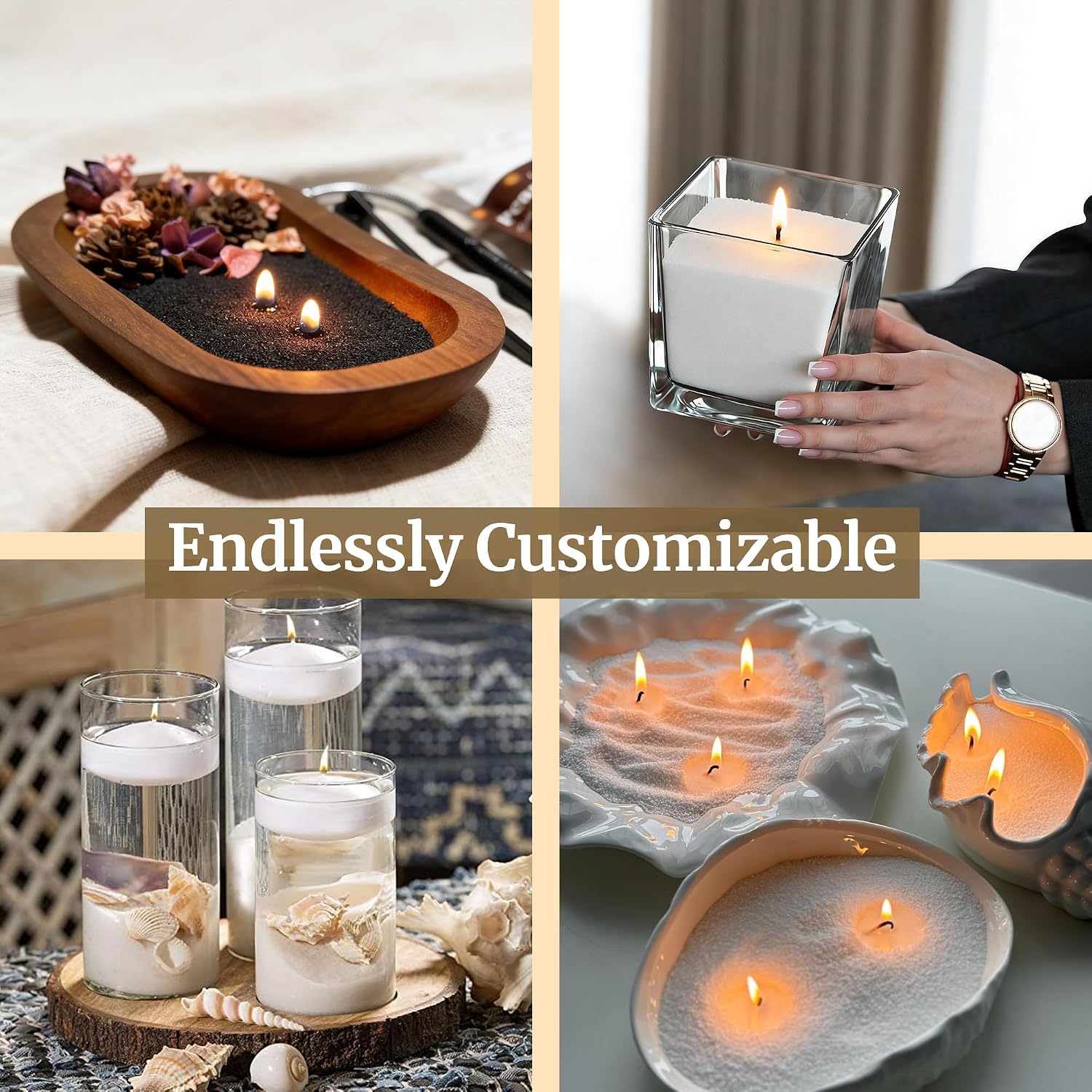 64 Oz İncili Mum Kumu ve Fitil - Home Fragrance Candles incelemesi ve fiyatı