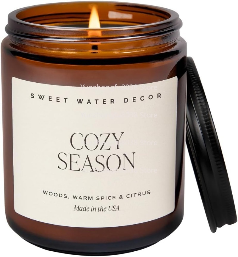 Ev Dekorasyonu için Sıcak Baha - Amber Jar Candle incelemesi ve fiyatı