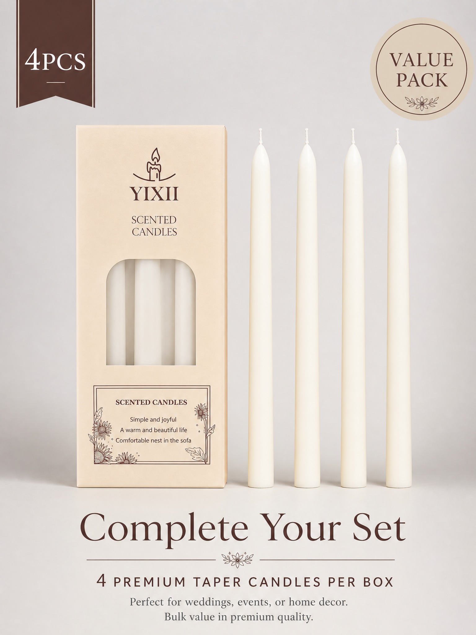 4 Parça Dikey Çizgili Uzun Çub - Home Fragrance No 4 incelemesi ve fiyatı