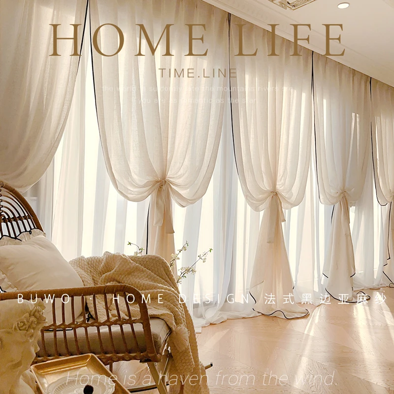 Siyah Kenarlı Keten Gazlı Bez  - Home Fragrance In French incelemesi ve fiyatı