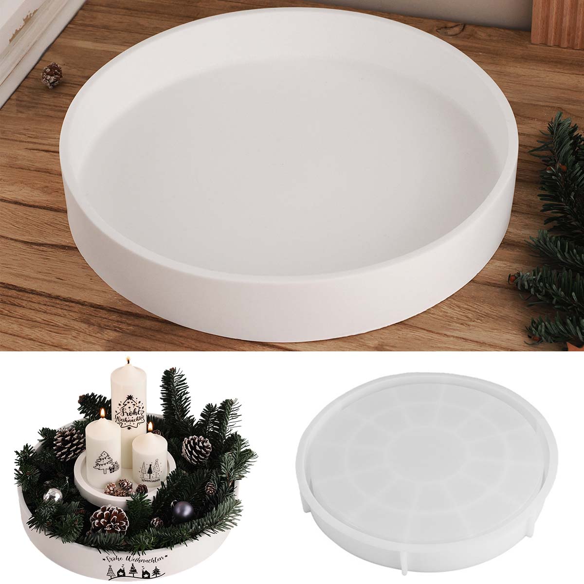 Beton Yuvarlak Mum Kasesi Sili - Home Fragrance Rituals incelemesi ve fiyatı