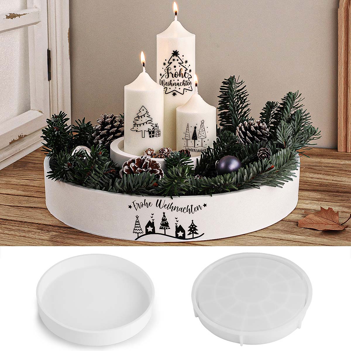Beton Yuvarlak Mum Kasesi Sili - Home Fragrance Rituals incelemesi ve fiyatı