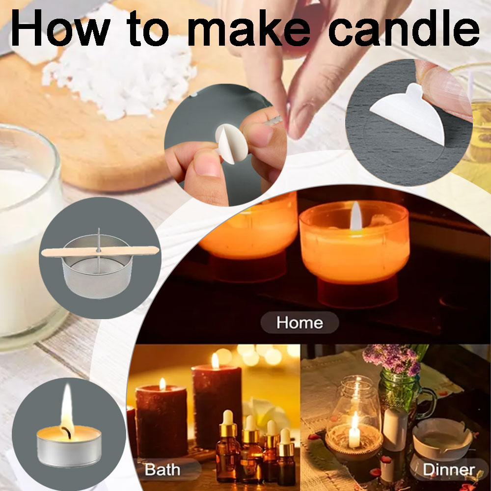 55 adet Çiçek Mum Fitil Ahşap  - Home Fragrance Candles incelemesi ve fiyatı
