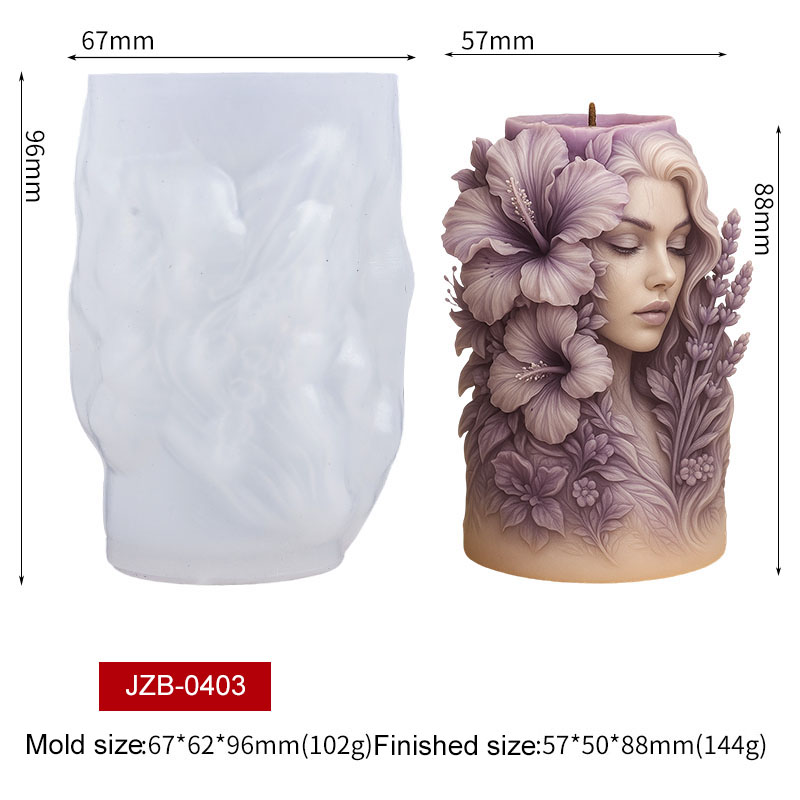 3D Hibiscus Çiçek Kadın Tanrıç - Home Fragrance Candles incelemesi ve fiyatı